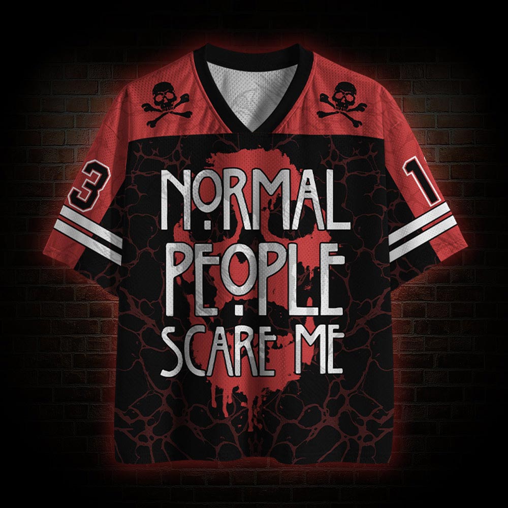 Normal People Scare Me Mesh Jersey