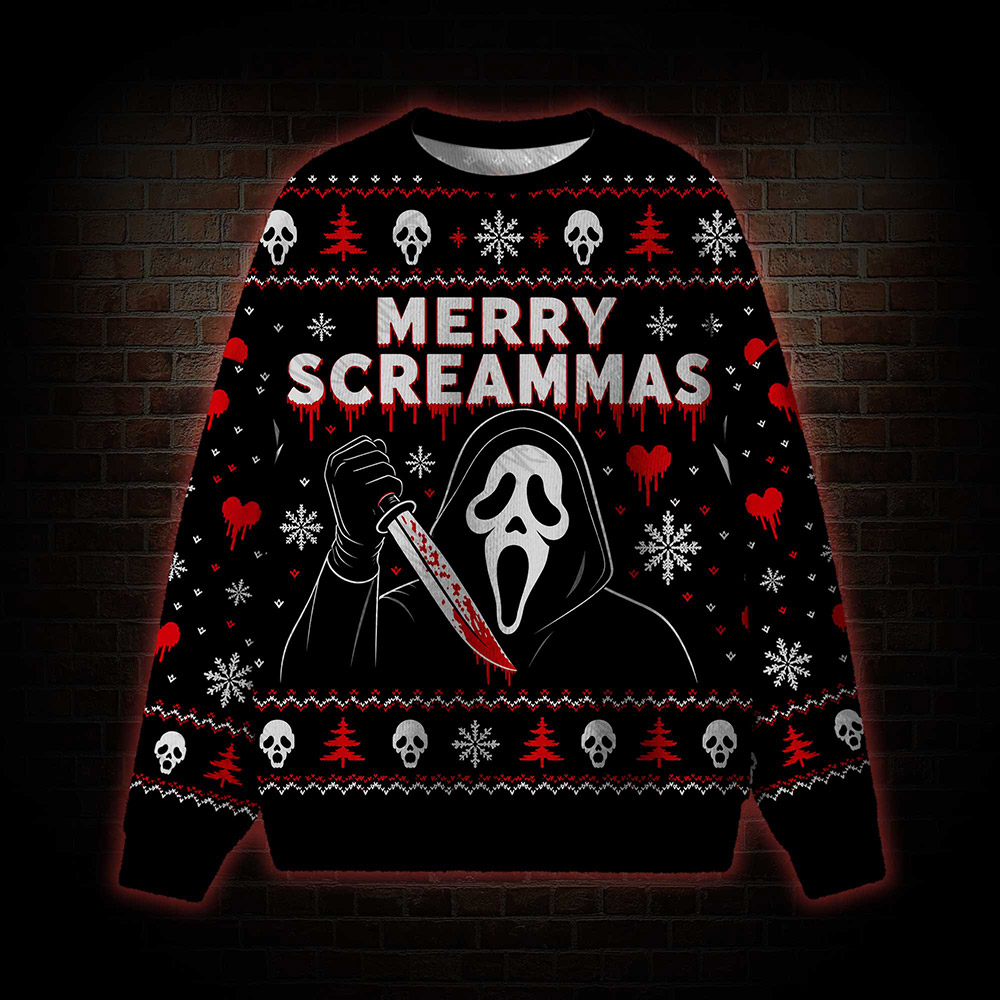 Merry Scream‑mas Ugly Sweatshirts