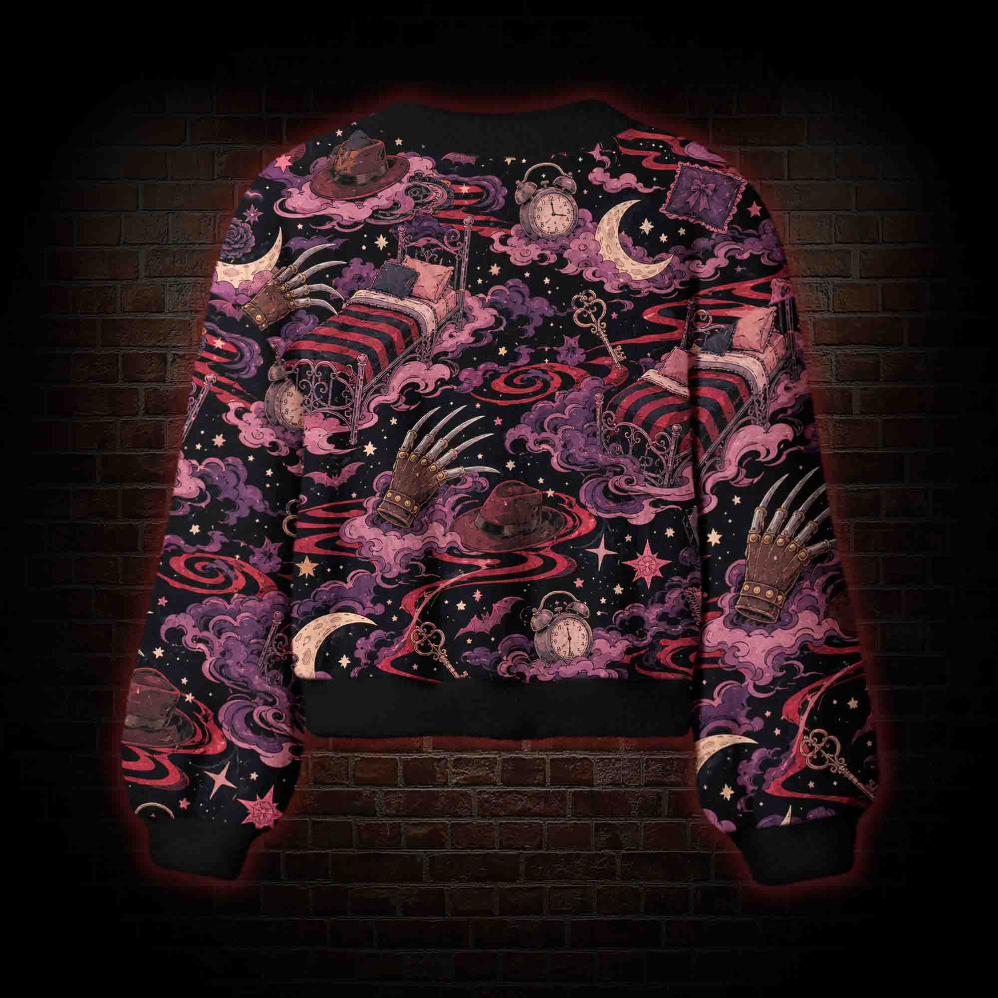 Nightmare Dream Slasher Women's Cardigan Sweater
