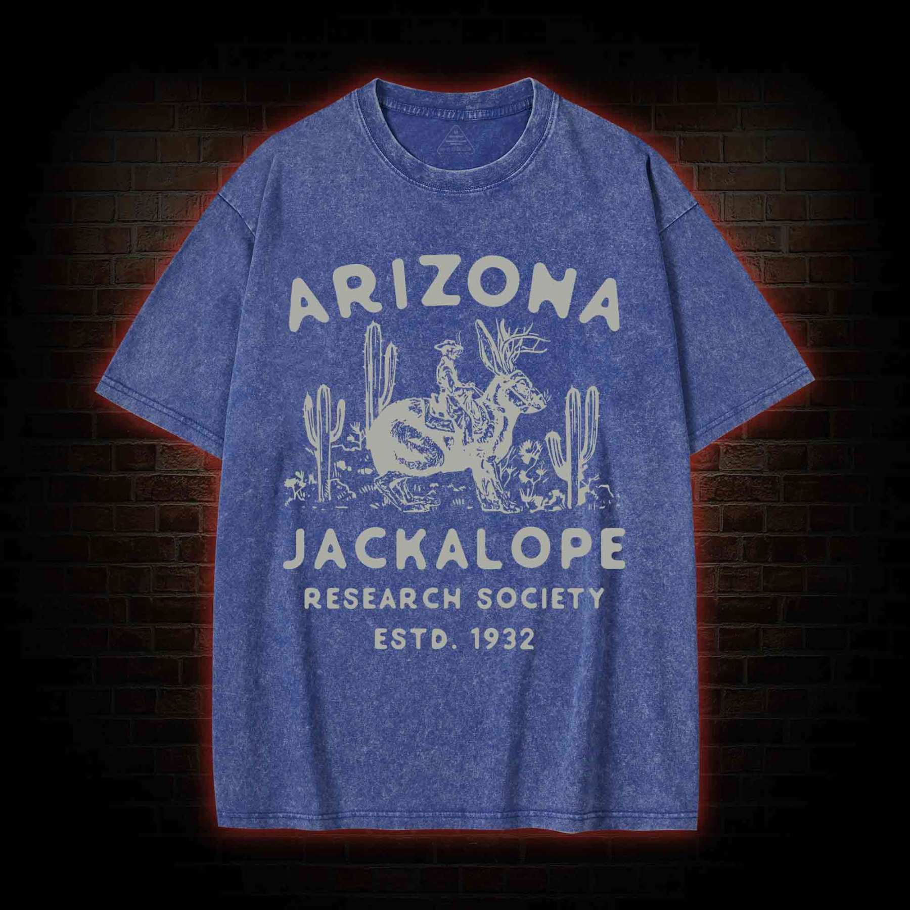 Arizona Jackalope Research Society Washed T-shirt