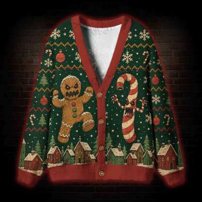 Not So Silent Night Cardigan Sweater