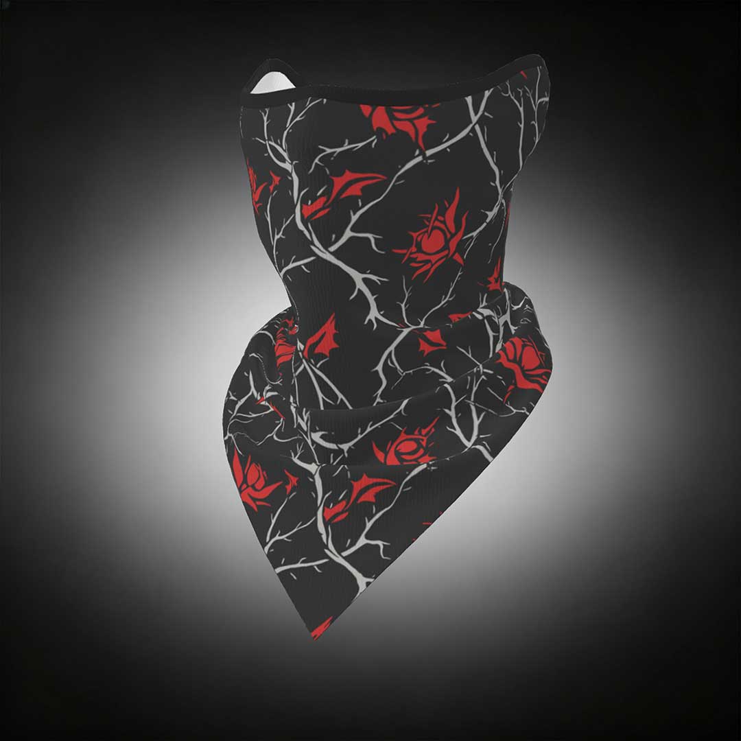 Gothic Thorns Mesh Neck Gaiter