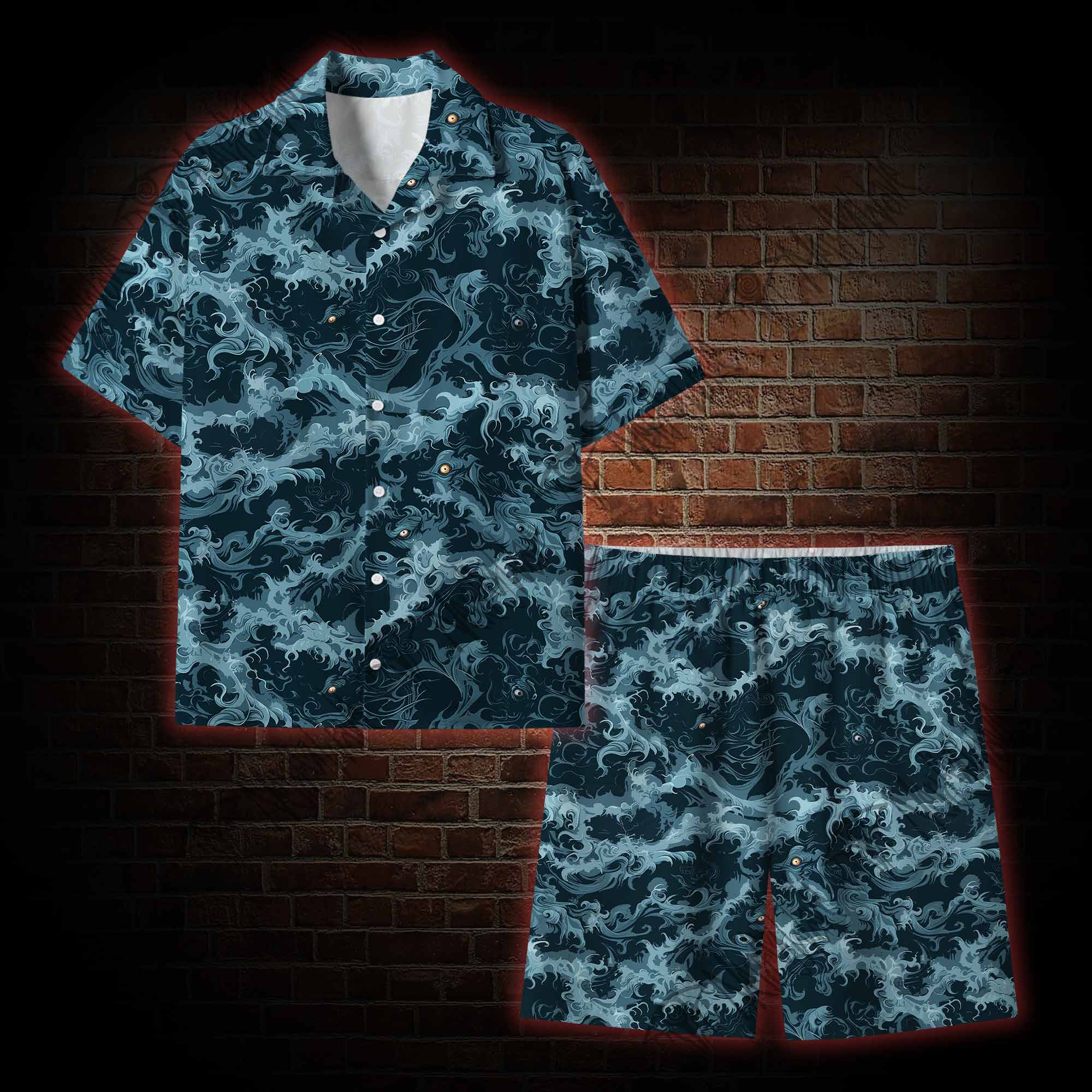 Wave Graphic Resort Set