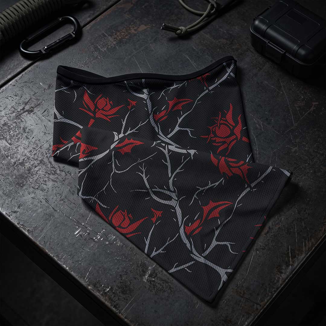 Gothic Thorns Mesh Neck Gaiter