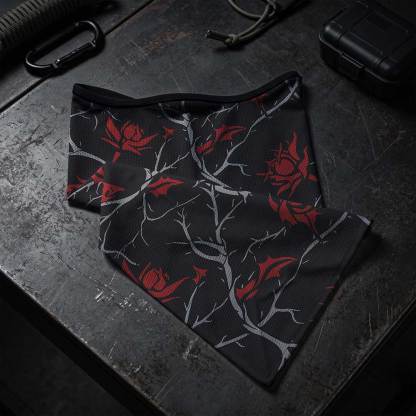 Gothic Thorns Mesh Neck Gaiter