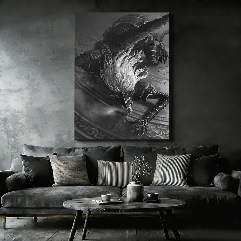 The Black Blade Canvas Print