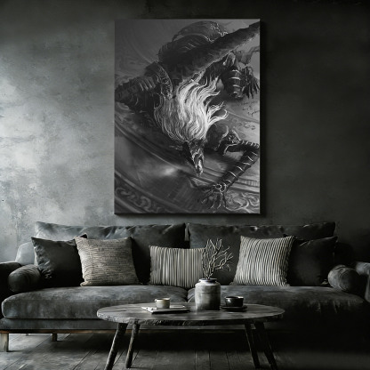 The Black Blade Canvas Print