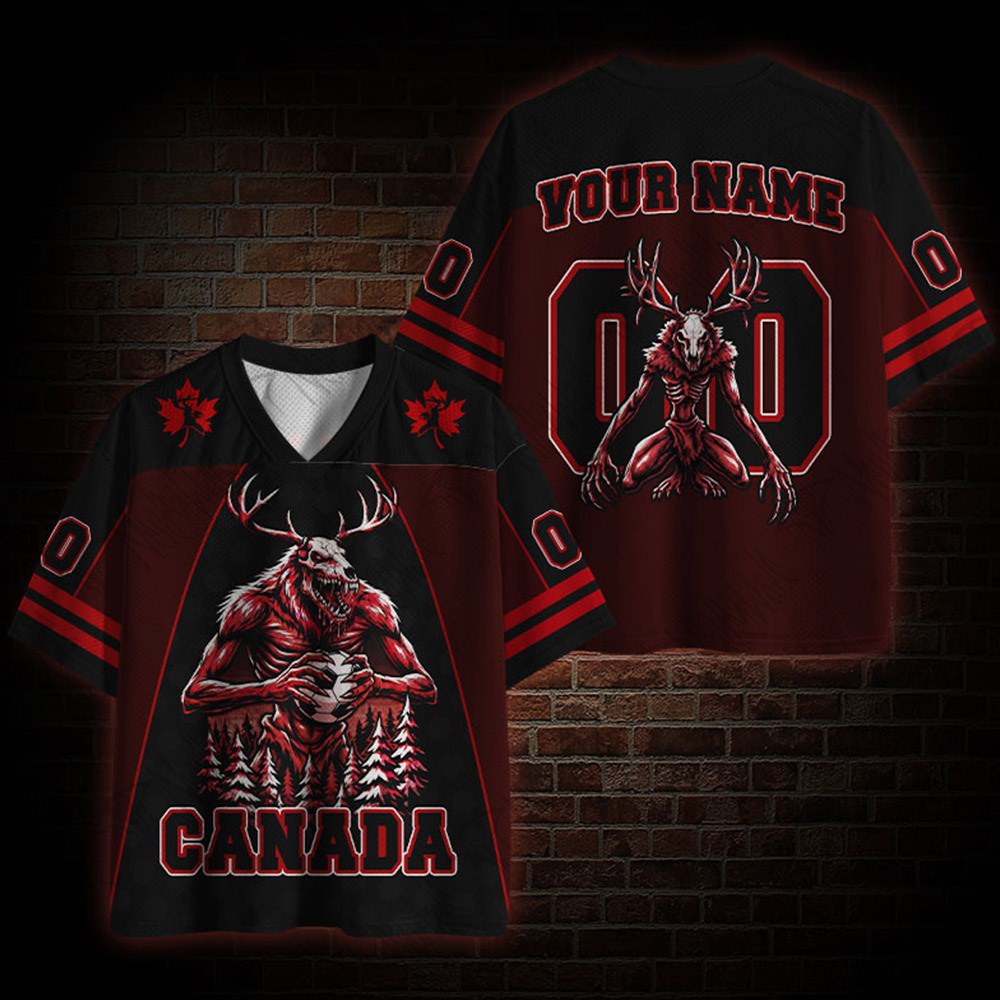 Personalized Canada Wendigo Mesh Jersey