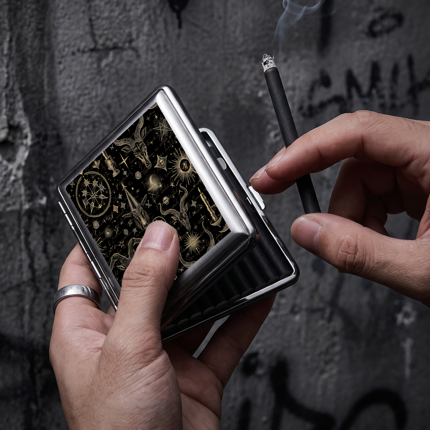 Occultism Compressed Cigarette Box