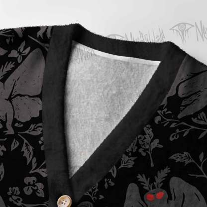Mothman in the Jungle Women's Cardigan Sweater