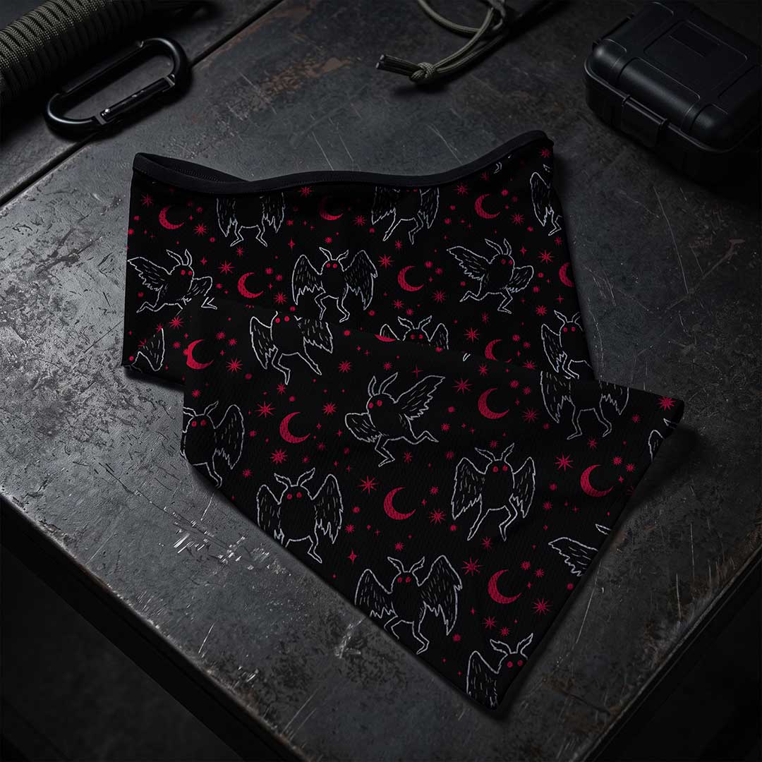 Mothman Cryptid Mesh Neck Gaiter