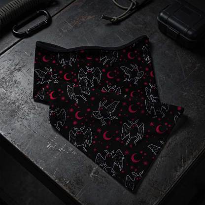 Mothman Cryptid Mesh Neck Gaiter