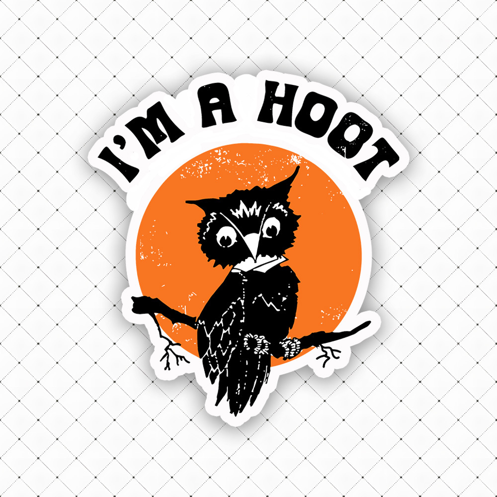 I'm A Hoot Sticker