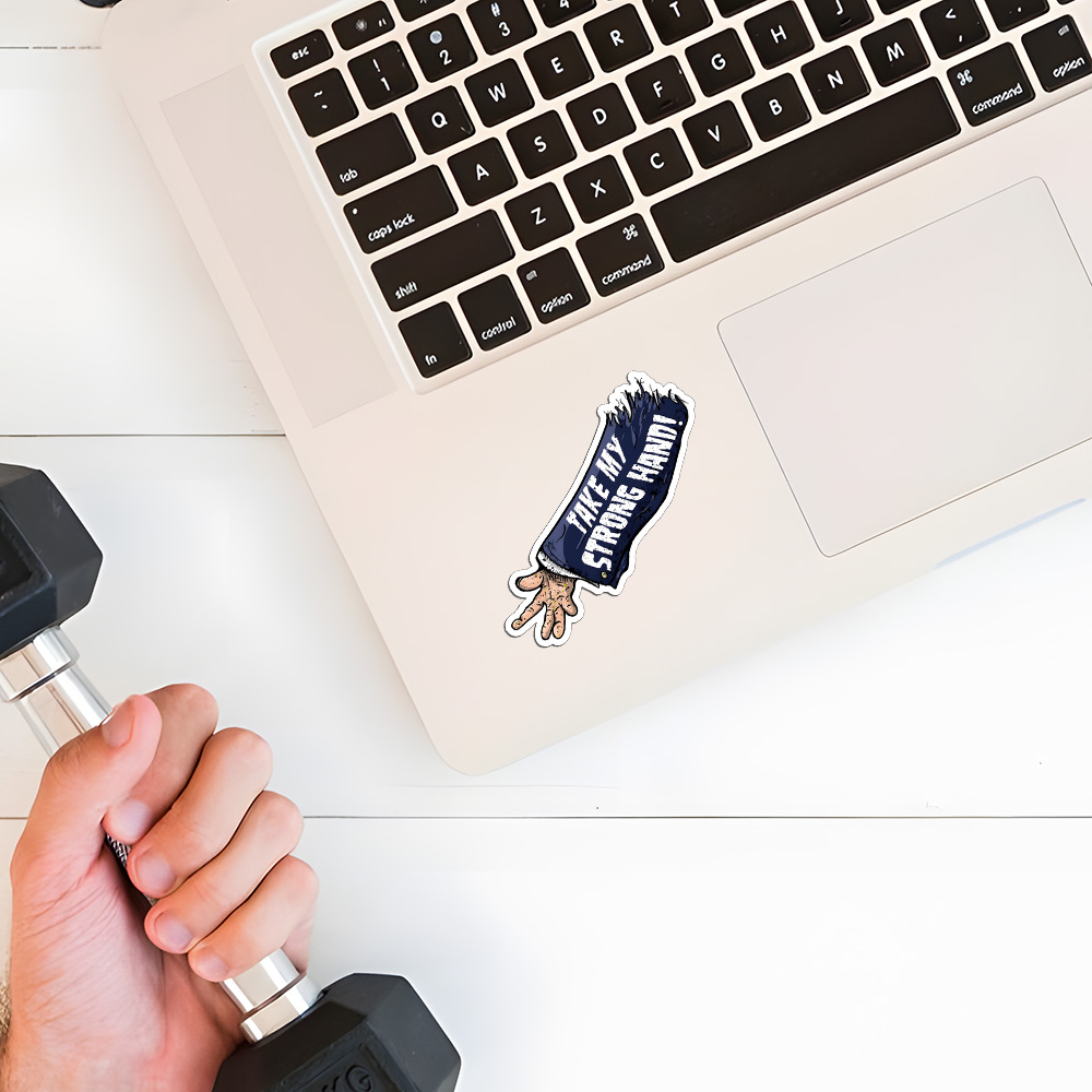 Take My Strong Hand! Sticker