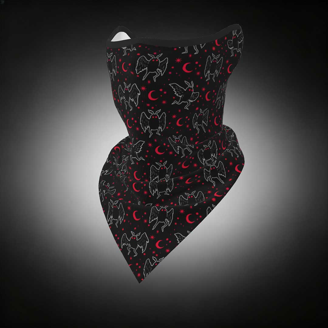 Mothman Cryptid Mesh Neck Gaiter