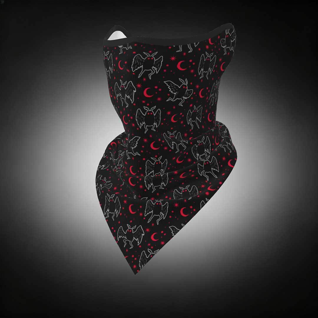 Mothman Cryptid Mesh Neck Gaiter