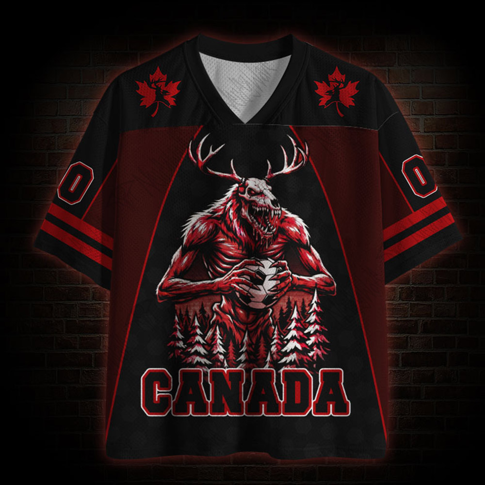 Personalized Canada Wendigo Mesh Jersey