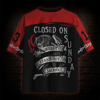 Black Goat Mesh Jersey