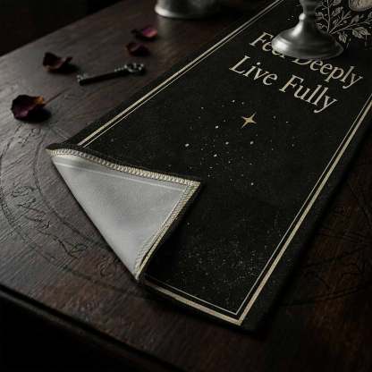 Feel Deeply Live Fully Table Runner
