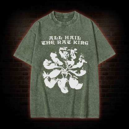 All Hail The Rat King Washed T-shirt