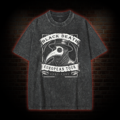 Black Death Tour Washed T-shirt