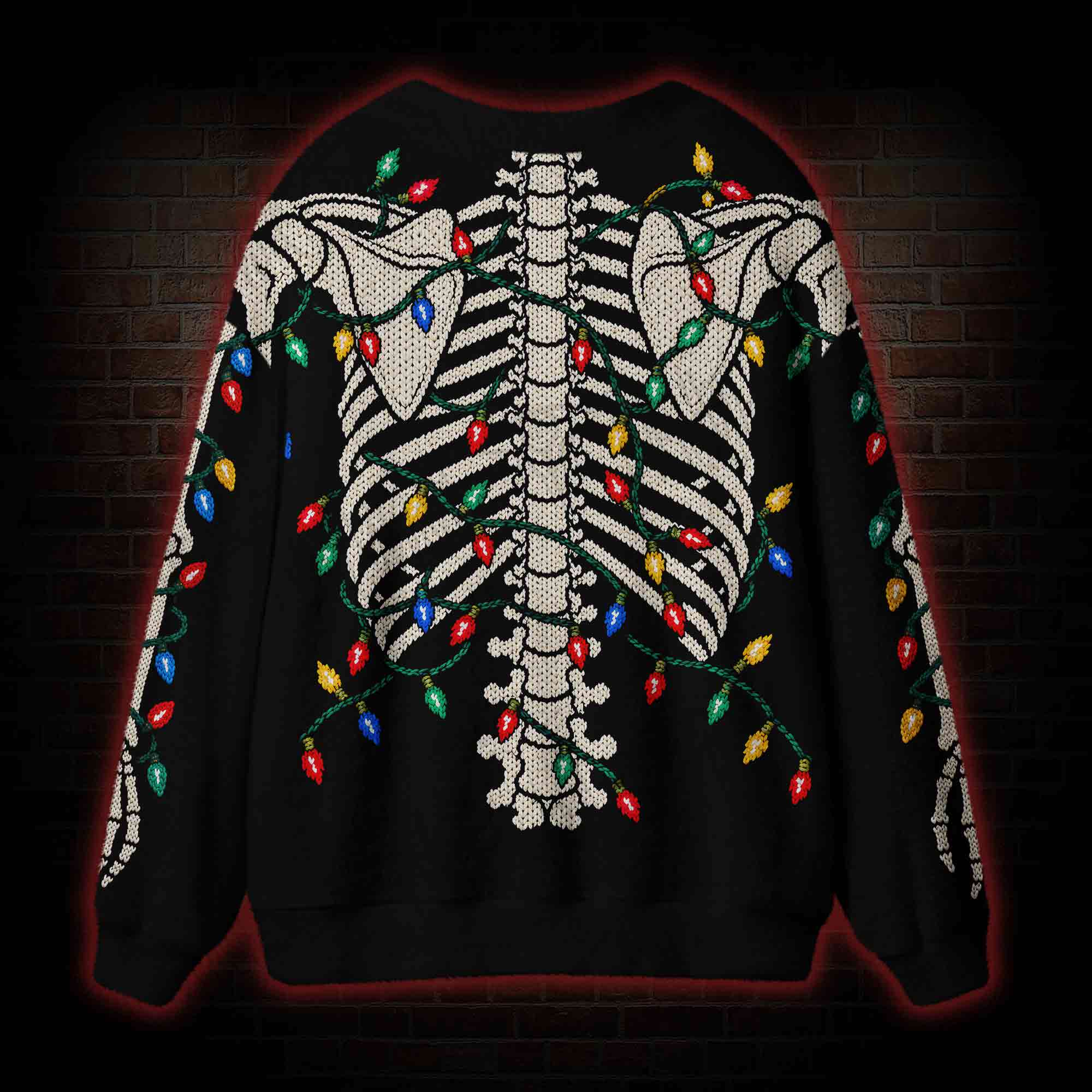 Deck the Bones Cardigan Sweater