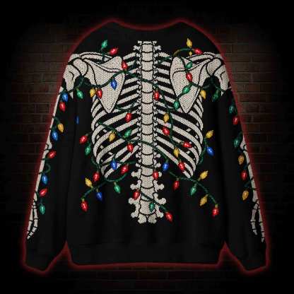 Deck the Bones Cardigan Sweater