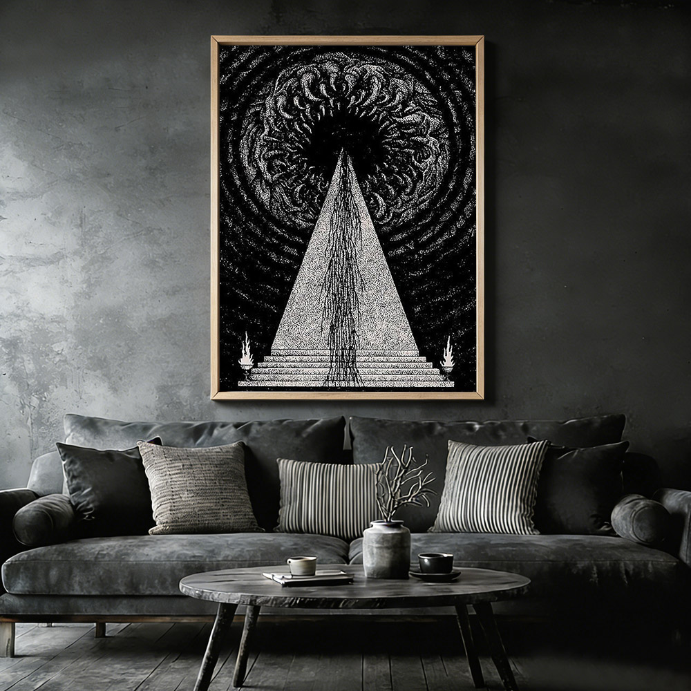 Azathoth Framed Canvas Print