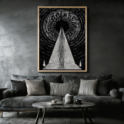 Azathoth Framed Canvas Print