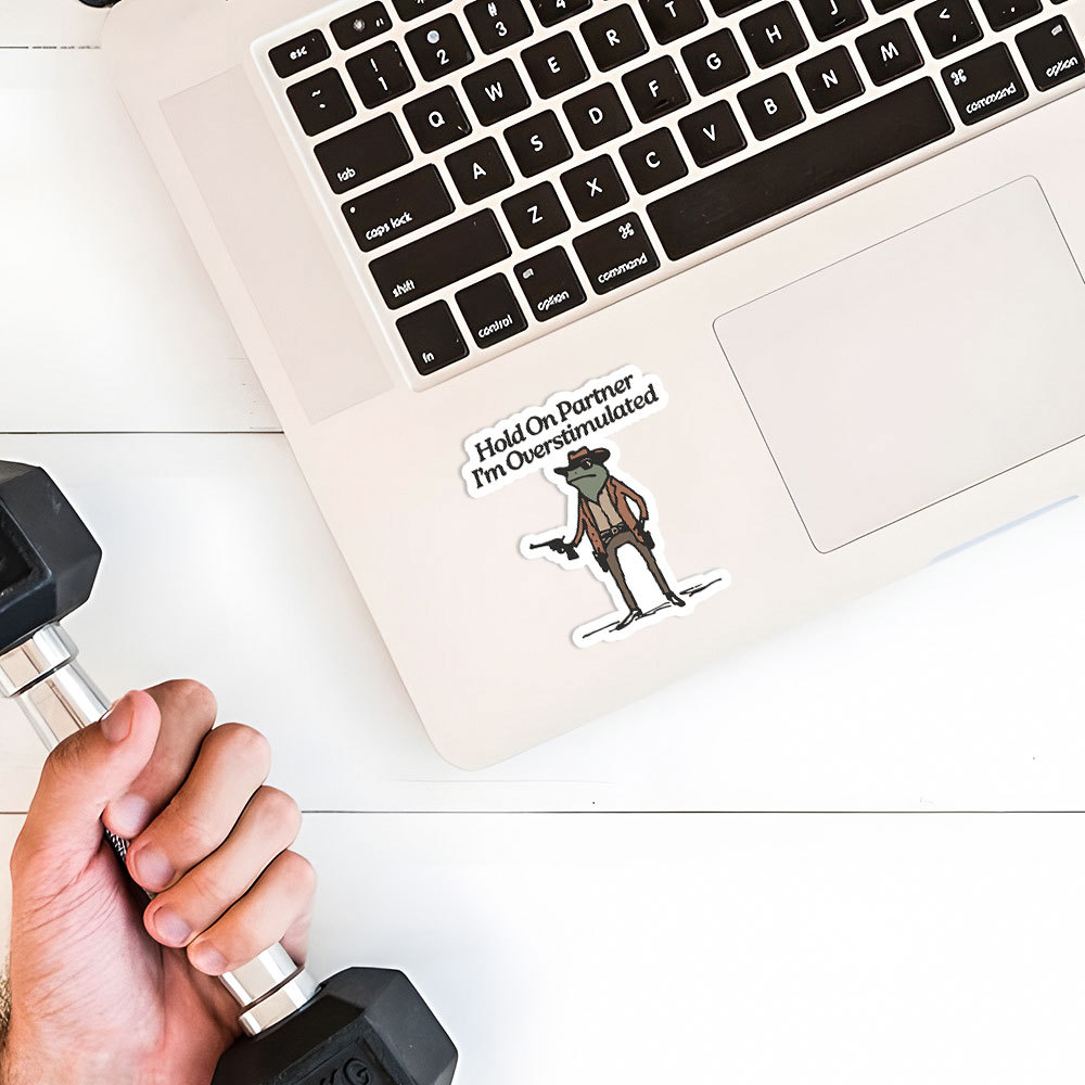 Hold on Partner Sticker