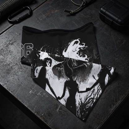 Baphomet Mesh Neck Gaiter