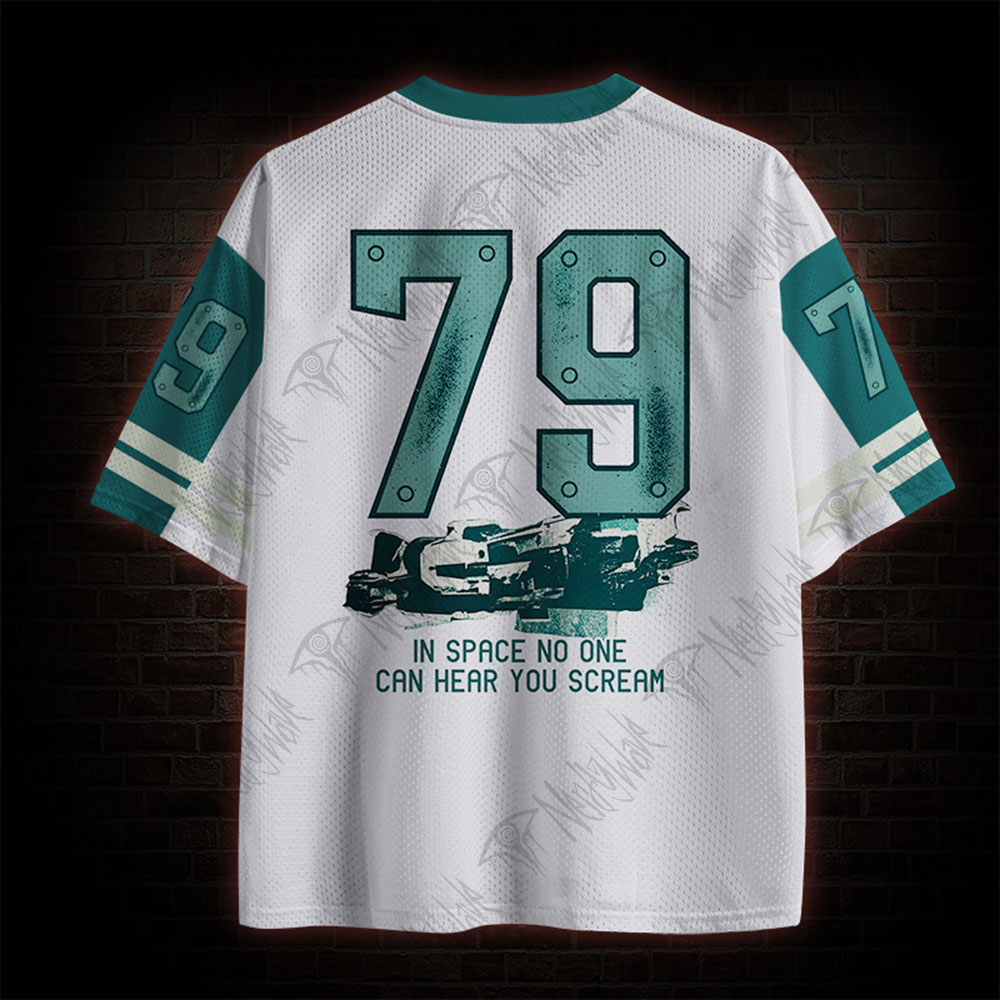 Retro Sci-Fi Alien Horror Movie Mesh Jersey