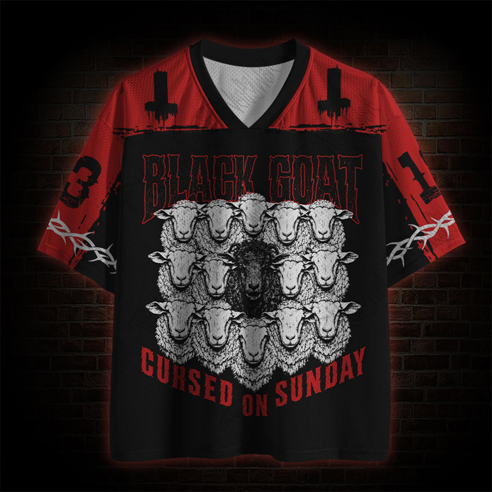 Black Goat Mesh Jersey