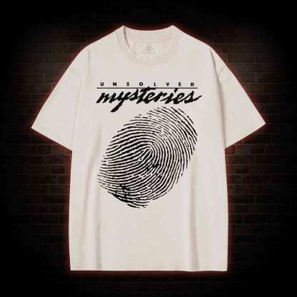 Unsolved Mysteries Washed T-shirt