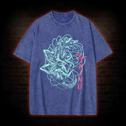 The Thing Cult Horror Washed T-shirt
