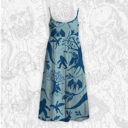 Cryptozoology Strap Midi Sundress