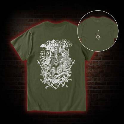 Hello Good Hunter Back Print T-Shirt