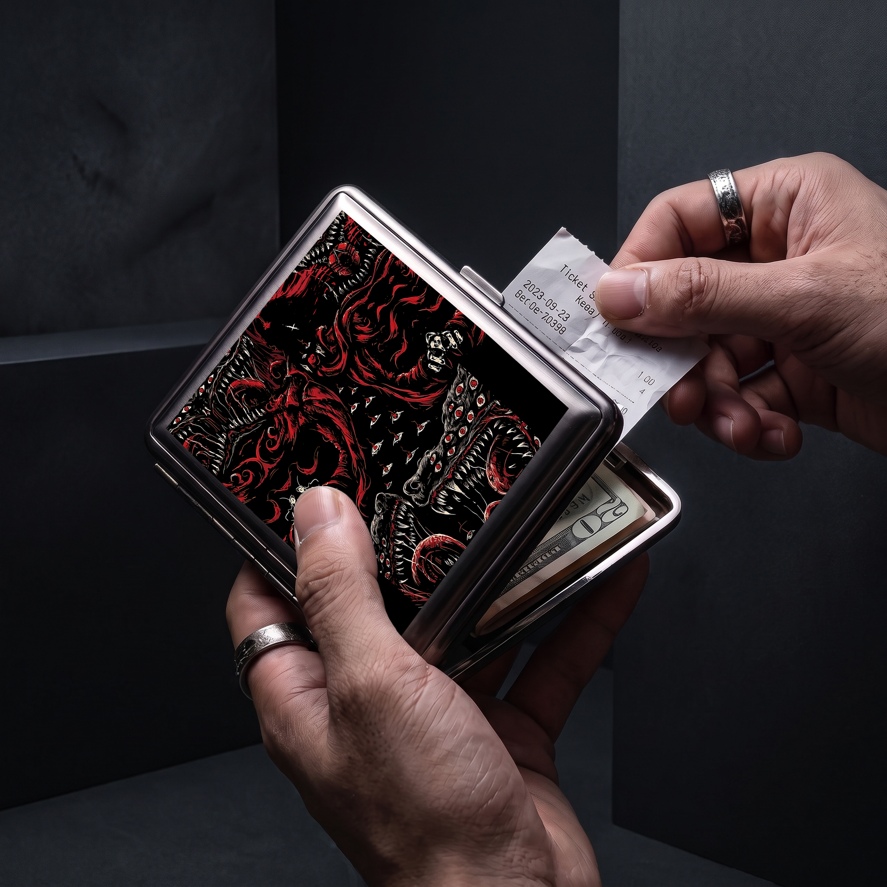 Eyed Beasts Compressed Cigarette Box