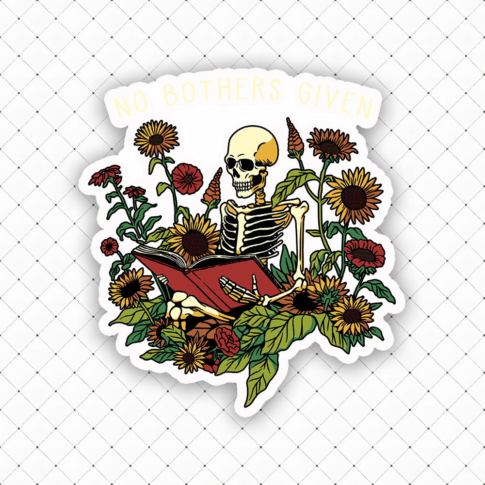 No Bothers Given Sticker