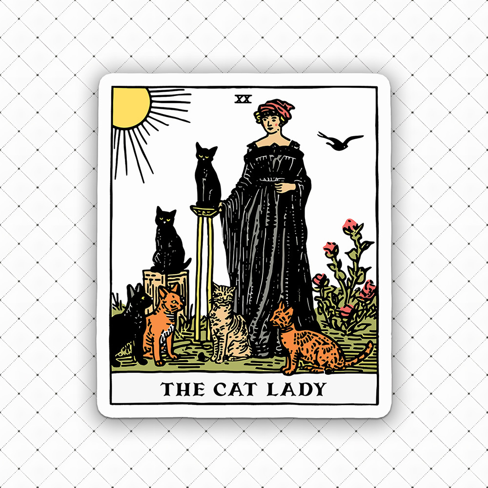The Cat Lady Sticker