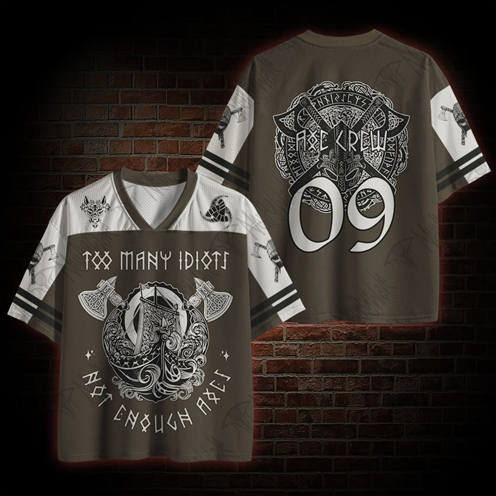 Too Many Idiots Not Enough Axes Mesh Jersey