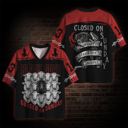 Black Goat Mesh Jersey