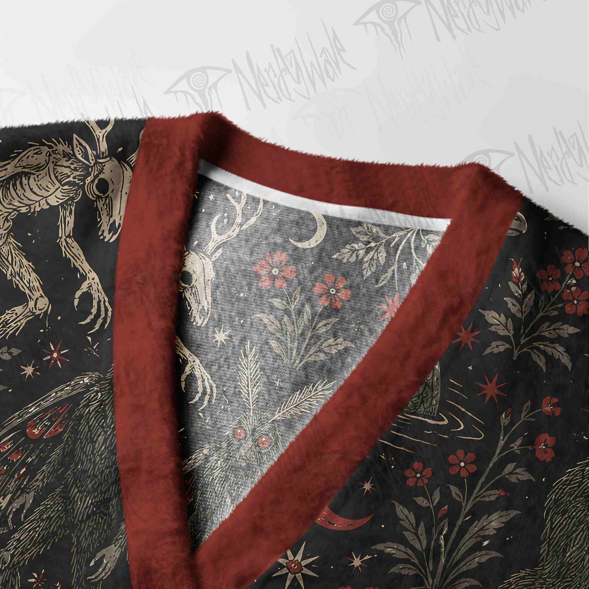 Creatures of the Night Cardigan Sweater
