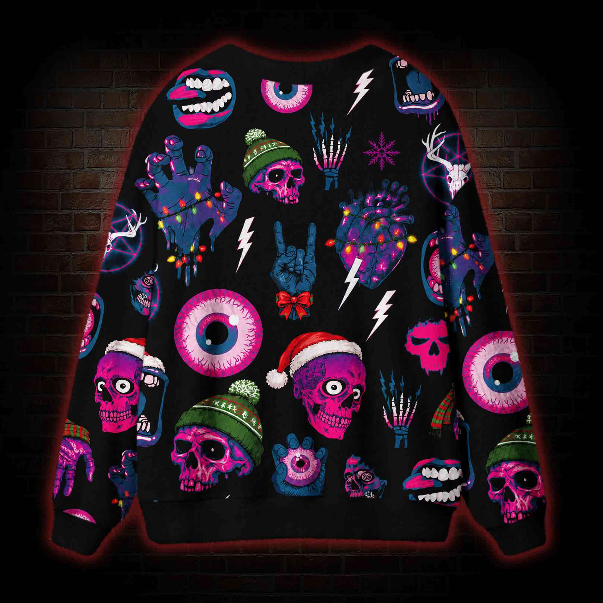 Rock on Horror Cardigan Sweater