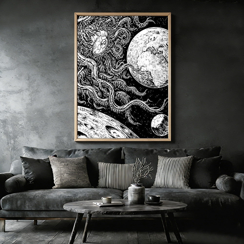 Azathoth Framed Canvas Print