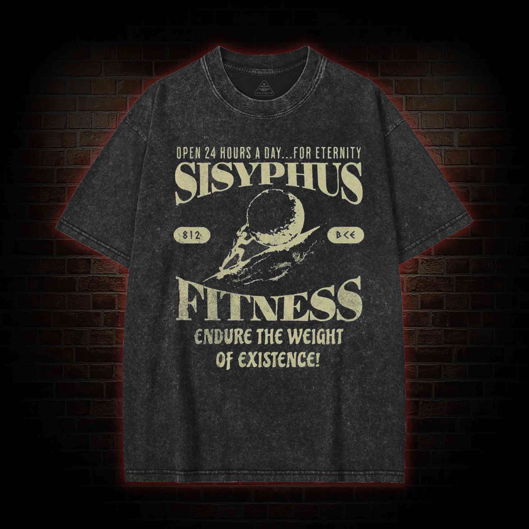 Sisyphus Fitness Washed T-shirt
