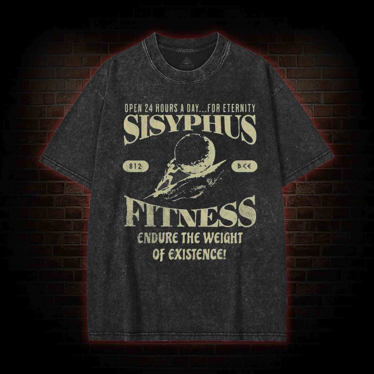 Sisyphus Fitness Washed T-shirt