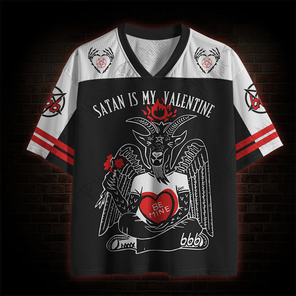 Satan is My Valentine Mesh Jersey