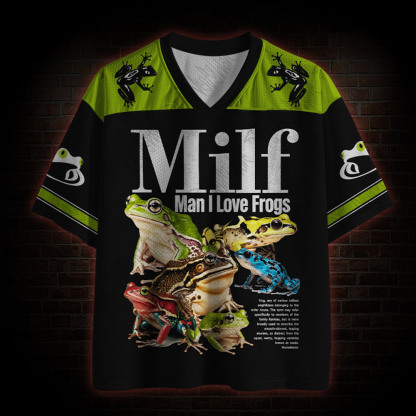 Man I Love Frogs Mesh Jersey