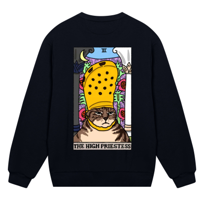 The High Priestess Cat Sweatshirt